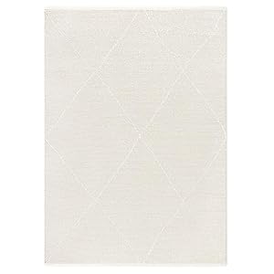 TOWN & COUNTRY LUXE Tretta Contemporary Diamonds Area Rug with Plush High-Low Texture, Ivory, 9'2"x12'5" | Amazon price tracker / tracking, Amazon price history charts, Amazon price watches, Amazon price drop alerts