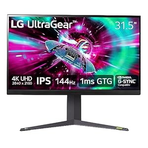 LG 32" UltraGear 4K UHD (3840x2160) Gaming Monitor, 144Hz, 1ms, VESA DisplayHDR 400, G-SYNC and AMD FreeSync Premium, HDMI 2.1, DisplayPort, 4-Pole HP Out DTS HP:X, Tilt/Height/Pivot Stand, Black | Amazon price tracker / tracking, Amazon price history charts, Amazon price watches, Amazon price drop alerts